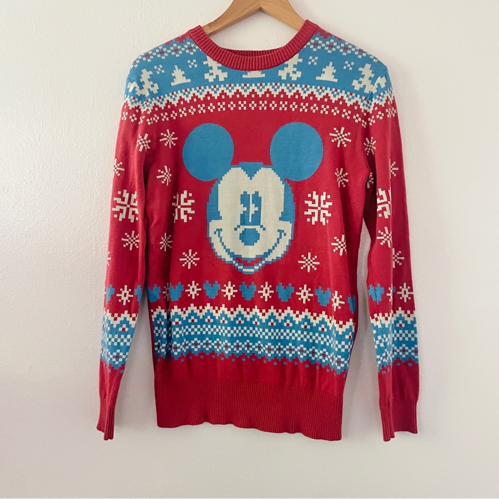 Disney Mickey Celebrate Together Holiday Ugly Christmas Sweater